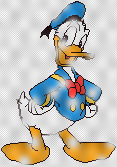Preview of Disney Cross Stitch: Donald Duck (Full)